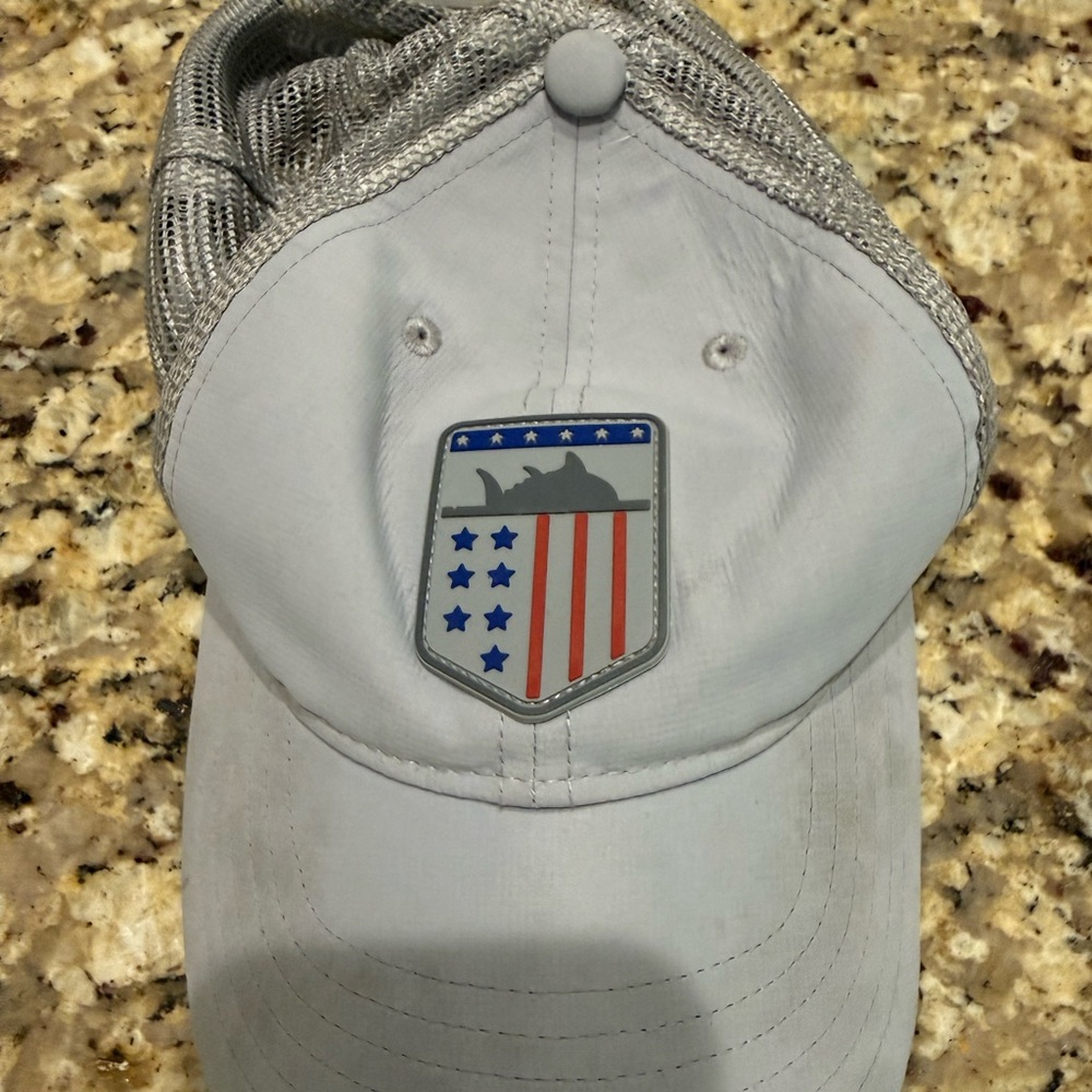 Gray and Silver toddler/ kids Cap